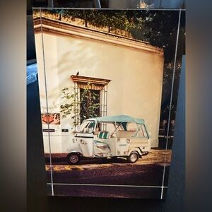 Original Photography Retro Tuk-Tuk Acrylic Art